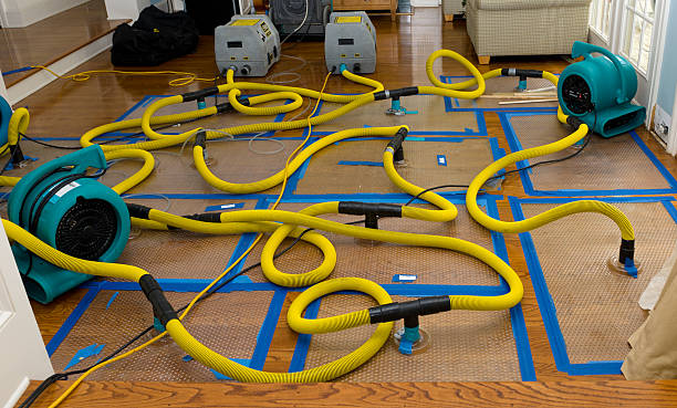Professional Water Damage Restoration technician working in Beverly, NJ